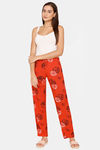Coucou Woven Pyjama - Racing Red — thumbnail 4